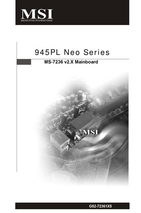 msi 945pl neo owners manual Epub