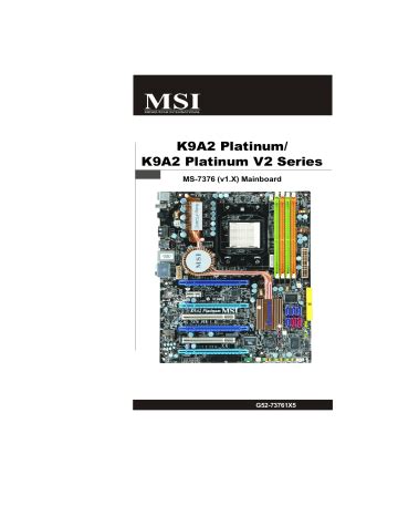 msi k9a2 ms 7376 user guide PDF