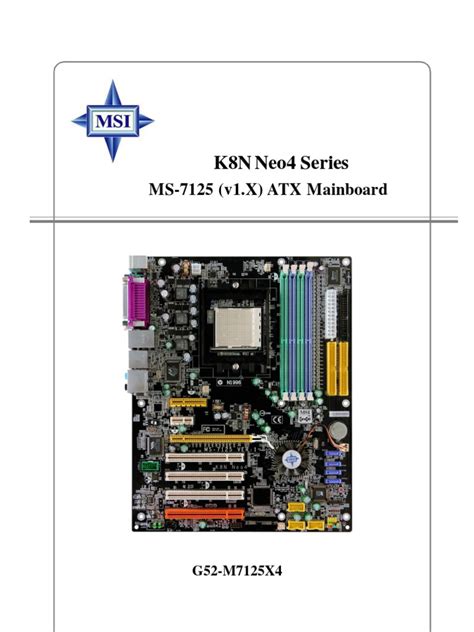 msi ms 7125 k8n neo4 series user guide Epub