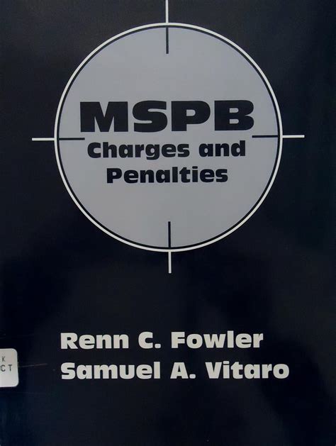 mspb charges and penalties Epub