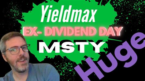 msty stock dividend