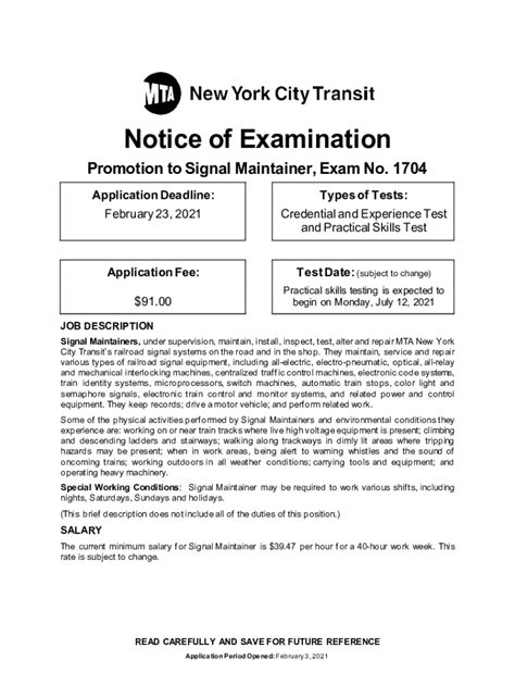 mta signal maintainer exam Epub