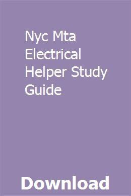 mta-electrical-signal-helper-study-guide Ebook Kindle Editon