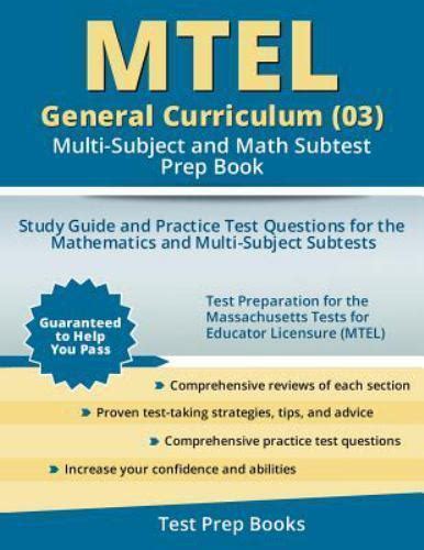 mtel mathematics skills practice general curriculum 03 subtest Doc