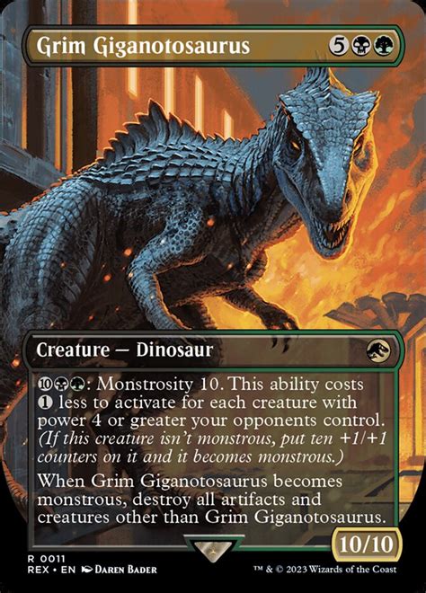 mtg jurassic world cards