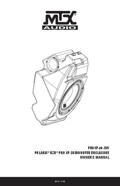 mtx hts28 subwoofers owners manual PDF