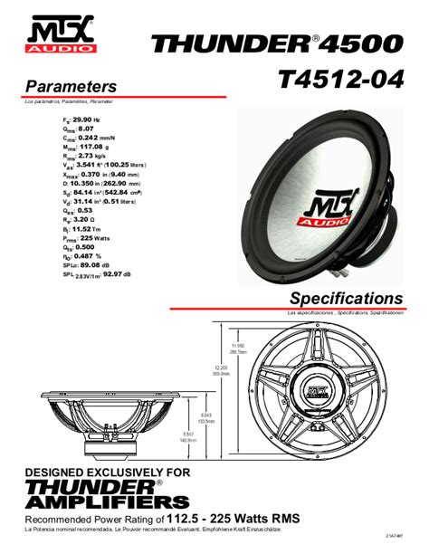 mtx thunder 342 user manual Reader