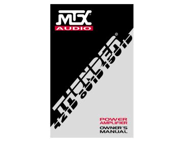 mtx thunder 421d 801d 1501d user guide Doc