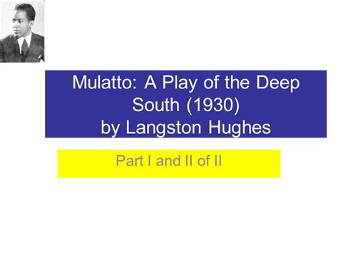 mulatto a play of the deep south 1930 by langston hughes pdf Epub