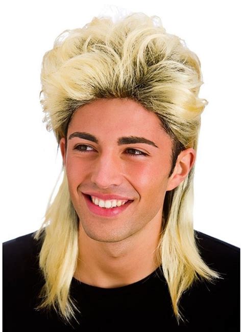 mullet blonde wig