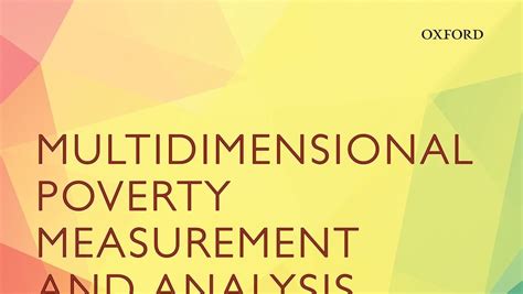 multidimensional poverty measurement and analysis Epub