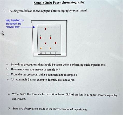 multiple choice question paper chromatography Doc