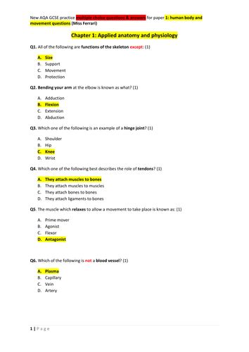 multiple choice questions answer all questions Epub