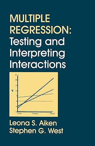 multiple regression testing and interpreting interactions Reader