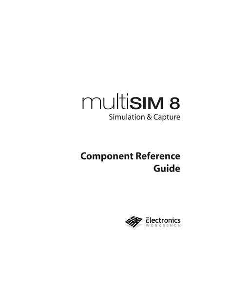 multisim component reference guide Epub