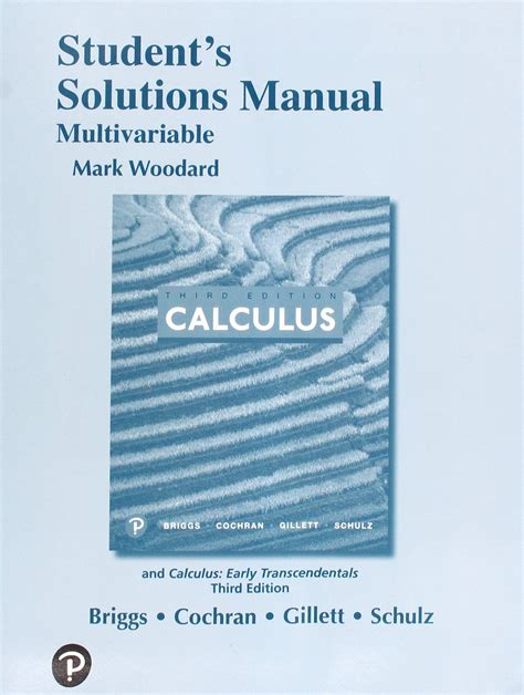 multivariable calculus briggs solution Kindle Editon