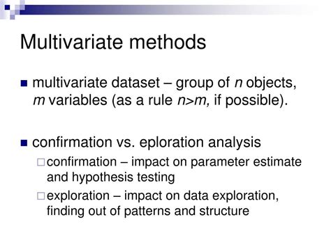 multivariate statistical methods multivariate statistical methods Doc