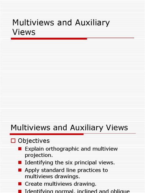 multiviews and auxilary views study unit Doc