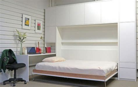 murphy bed with the side folding down