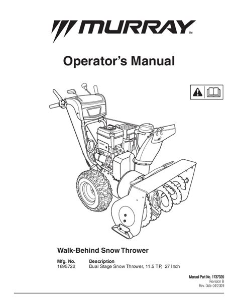 murray snow thrower manual Epub