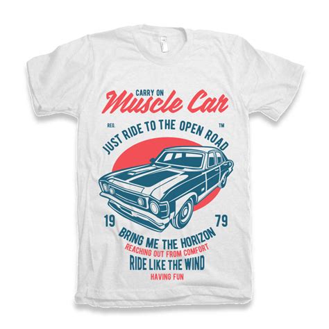 muscle car t shirt