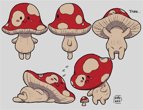 mushroom lady video game character