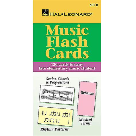 music flash cards set b hal leonard student piano library Doc