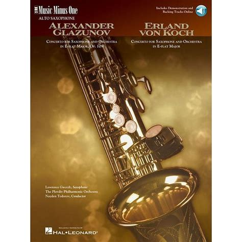 music minus one alto saxophone glazunov von koch concertos in e flat major Kindle Editon