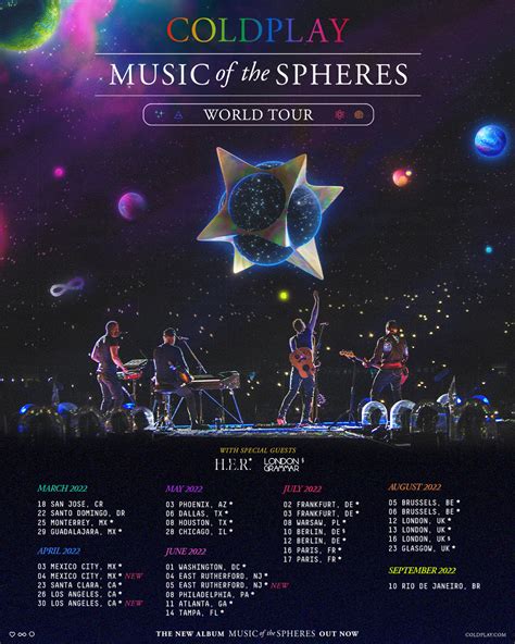 music of the spheres world tour