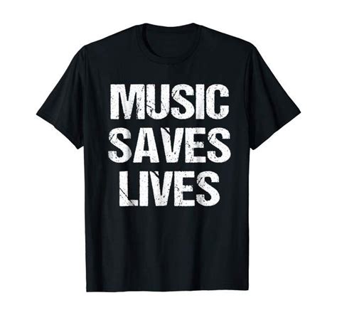 music saves shirt