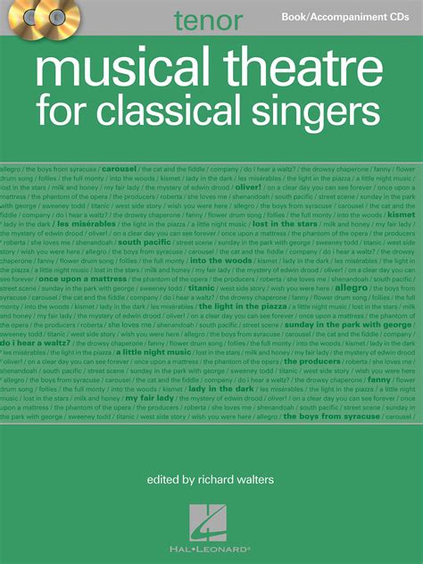 musical theatre for classical singers tenor Reader