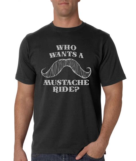 mustache ride shirt