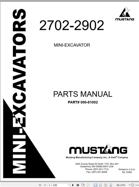 mustang 2702 2902 parts manual user guide Reader