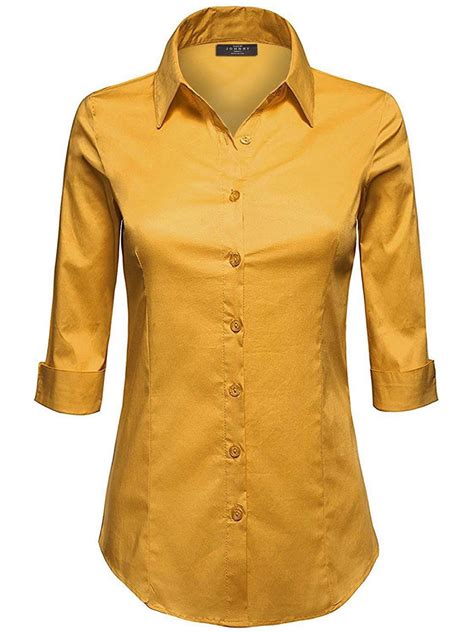 mustard color shirt for women