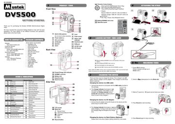 mustek dv 5500 user guide Kindle Editon