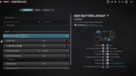 mw3 controller settings