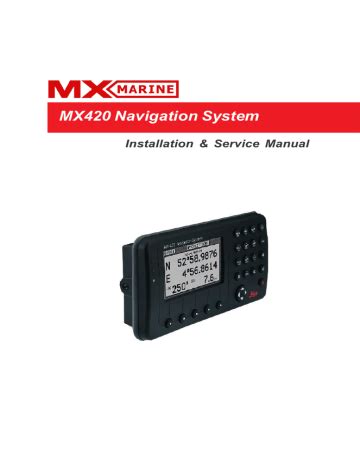 mx420 navigation system installation service manual Kindle Editon