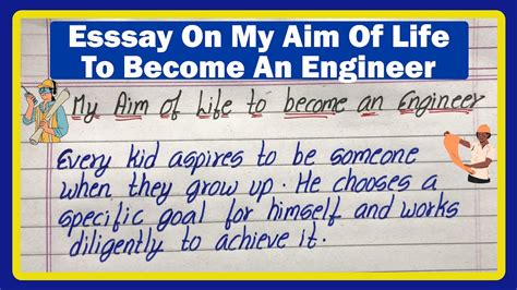 my ambition in life essay to become a engineer Epub