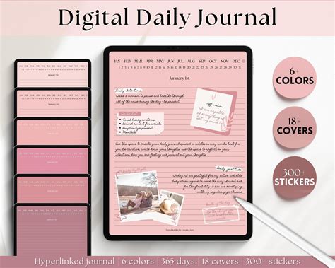 my daily journal digital violet Doc