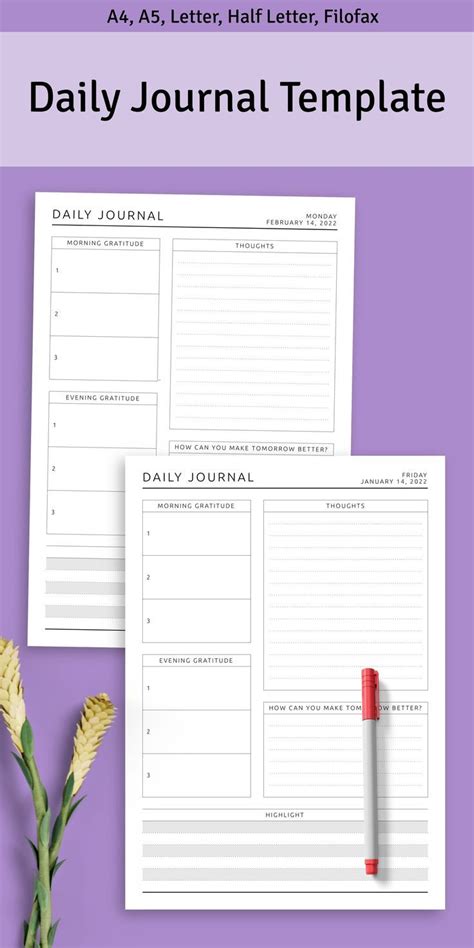 my daily journal violet texture Epub