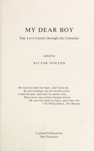 my dear boy gay love letters through the centuries Epub