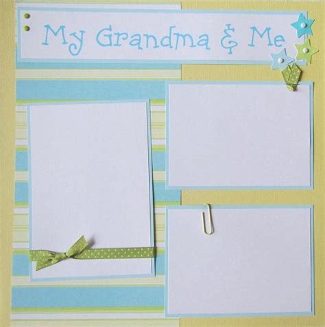 my grandmother and me memory scrapbook for kids PDF