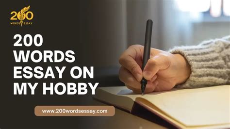 my hobby essay 200 words Reader