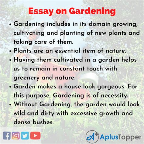 my home garden essay Doc
