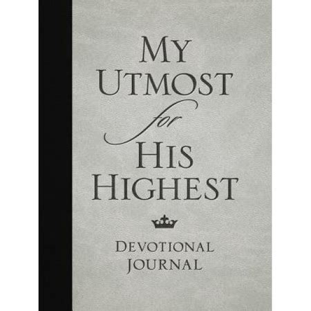 my utmost for his highest devotional journal Doc