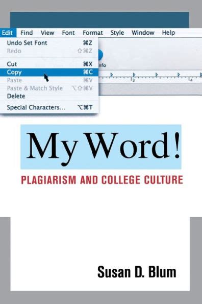 my word plagiarism and college culture Doc