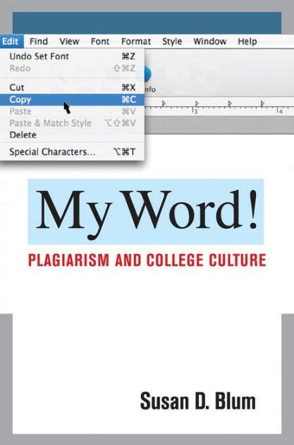 my word plagiarism and college culture Doc