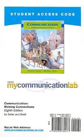 mycommunicationlab student access code PDF