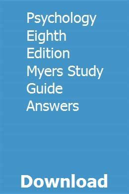 myers-psychology-8th-edition-study-guide-answers Ebook Doc