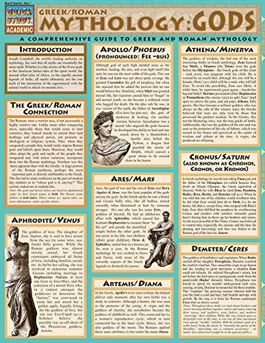 mythology greek or roman gods quickstudy academic Doc